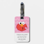 Elmo Face Throwing a Kiss 2 Bagagelabel (Achterkant verticaal)