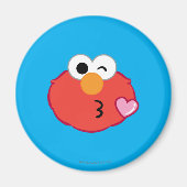 Elmo Face Throwing a Kiss Magneet (Voorkant)