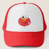 Elmo Face Throwing a Kiss Trucker Pet (Voorkant)