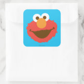 Elmo Face Vierkante Sticker (Tas)