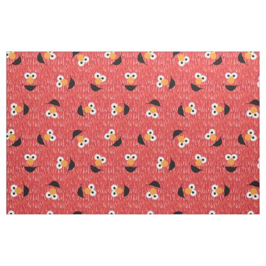 Elmo Fur Face Pattern Stof (Fat Quarter)