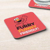 Elmo | Furry Funny Friendly Bier Onderzetter (Linkerzijde)