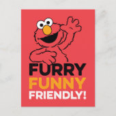 Elmo | Furry Funny Friendly Briefkaart (Voorkant)