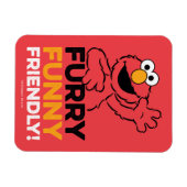 Elmo | Furry Funny Friendly Magneet (Horizontaal)