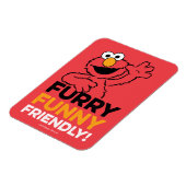 Elmo | Furry Funny Friendly Magneet (Linkerzijde)