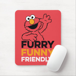 Elmo   Furry Funny Friendly Muismat