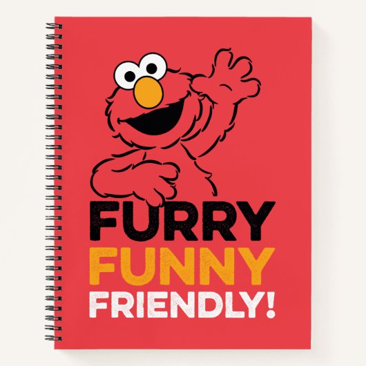 Elmo | Furry Funny Friendly Notitieboek (Voorkant)