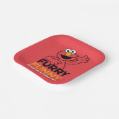 Elmo | Furry Funny Friendly Papieren Bordje (Gebogen)
