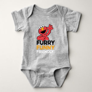 Elmo   Furry Funny Friendly Romper