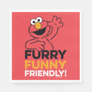 Elmo   Furry Funny Friendly Servet