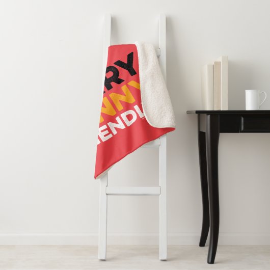 Elmo | Furry Funny Friendly Sherpa Deken (In situ)