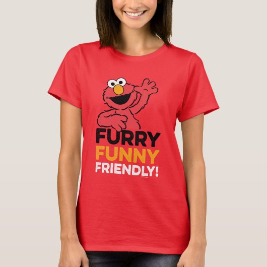 Elmo | Furry Funny Friendly T-shirt (Voorkant)