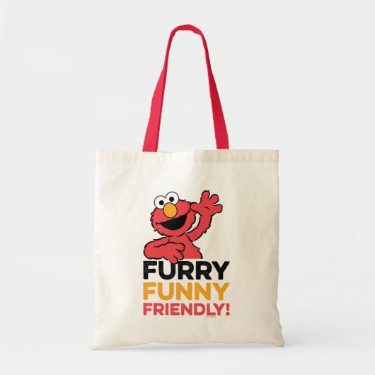 Elmo | Furry Funny Friendly Tote Bag (Voorkant)