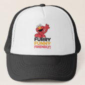 Elmo | Furry Funny Friendly Trucker Pet (Voorkant)