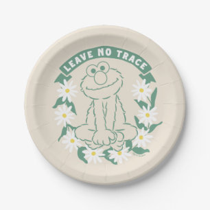 Elmo Geen sporen — Floral — grafisch Papieren Bordje