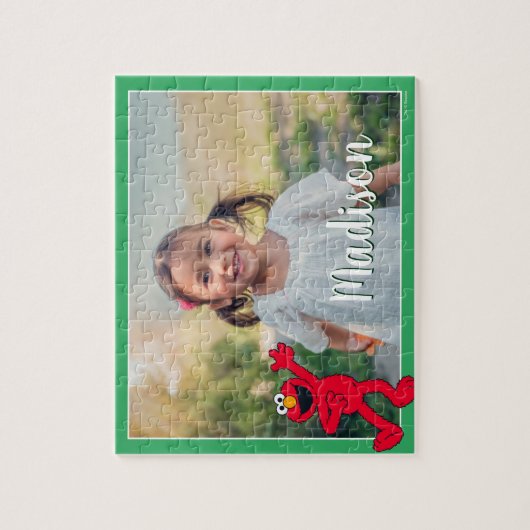 Elmo gepersonaliseerde foto legpuzzel (Verticaal)