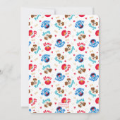 Elmo, Grover & Tango Birthday Uitnodiging (Achterkant)