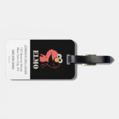 Elmo Half Bagagelabel (Achterkant horizontaal)