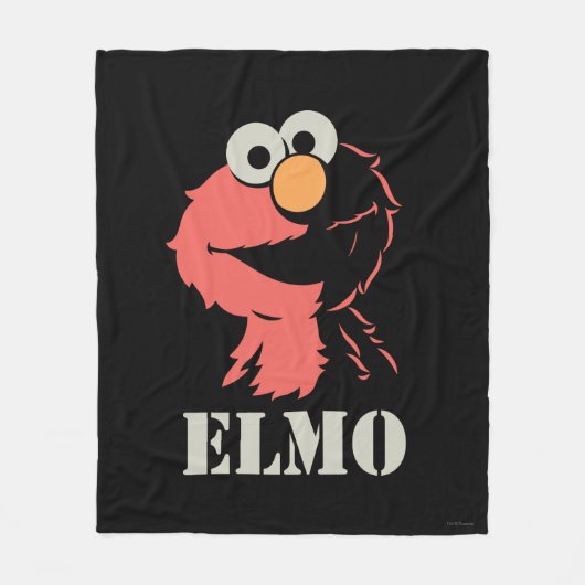 Elmo Half Fleece Deken (Voorkant)