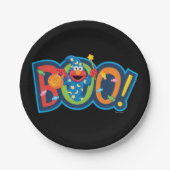 Elmo | Halloween Boo! Papieren Bordje (Voorkant)
