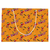 Elmo | Halloween Boo Pattern Groot Cadeauzakje (Achterkant)