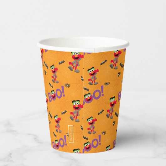 Elmo | Halloween Boo Pattern Papieren Bekers (Rechts)