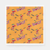Elmo | Halloween Boo Pattern Servet (Voorkant)