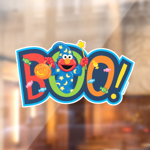 Elmo Halloween Boo! Raamsticker