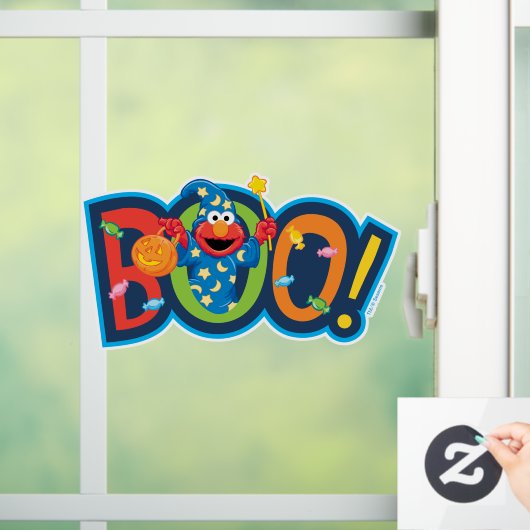 Elmo | Halloween Boo! Raamsticker (Huis)