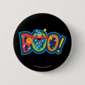 Elmo | Halloween Boo! Ronde Button 5,7 Cm (Voorkant)