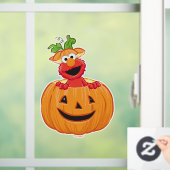 Elmo | Halloween Jack-O-Lantern Raamsticker (Huis)