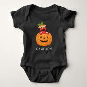 Elmo | Halloween Jack-O-Lantern Romper (Voorkant)