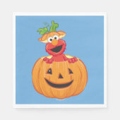 Elmo | Halloween Jack-O-Lantern Servet (Voorkant)