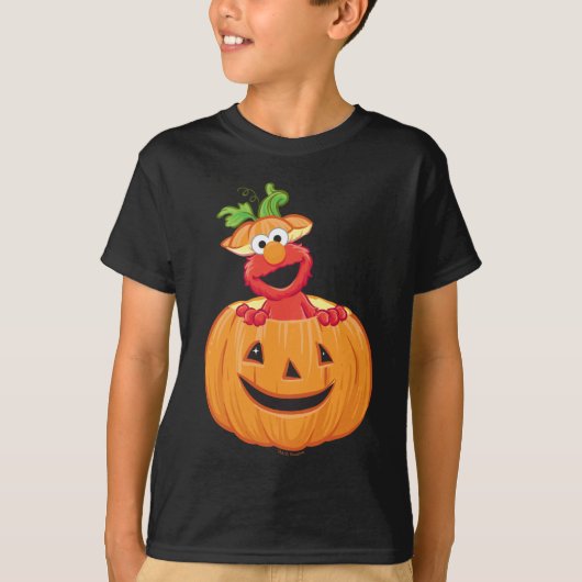Elmo | Halloween Jack-O-Lantern T-shirt (Voorkant)