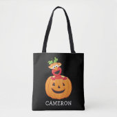 Elmo | Halloween Jack-O-Lantern Tote Bag (Voorkant)
