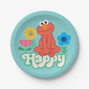 Elmo Happy! Papieren Bordje