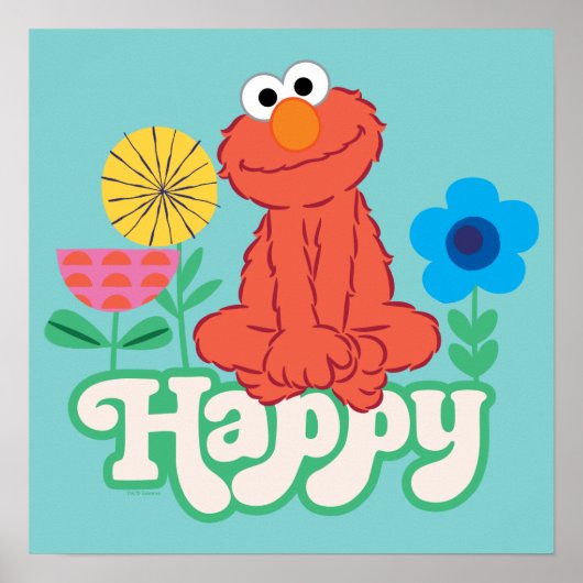 Elmo Happy! Poster (Voorkant)