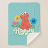 Elmo Happy! Sherpa Deken (Voorkant)