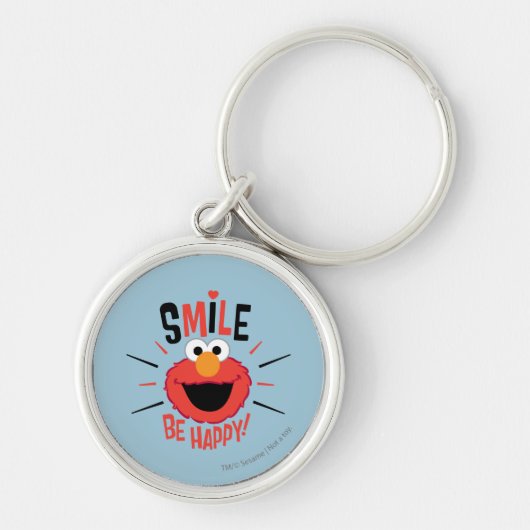 Elmo Happy Smile Sleutelhanger (Voorkant)