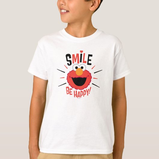 Elmo Happy Smile T-shirt (Voorkant)