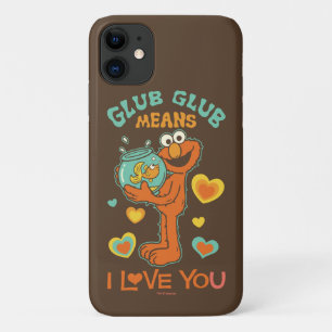 Elmo Holding zijn Pet Goldfish Case-Mate iPhone Case