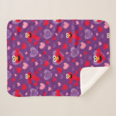 Elmo houdt van je Valentijnsdag Sherpa Deken (Voorkant (horizontaal))