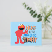 Elmo | Hug deze Monster Tight Briefkaart (Staand voorkant)