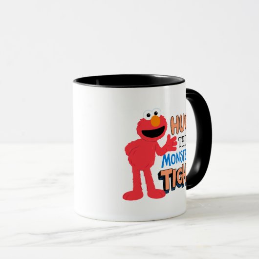 Elmo | Hug deze Monster Tight Mok (Voorkant rechts)