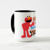 Elmo | Hug deze Monster Tight Mok (Voorkant links)