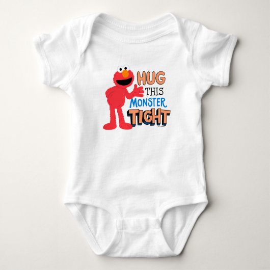 Elmo | Hug deze Monster Tight Romper (Voorkant)