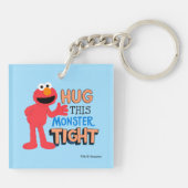 Elmo | Hug deze Monster Tight Sleutelhanger (Achterkant)
