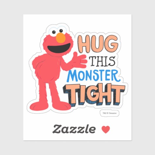 Elmo | Hug deze Monster Tight Sticker (Vel)
