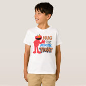 Elmo | Hug deze Monster Tight T-shirt (Voorkant volledig)