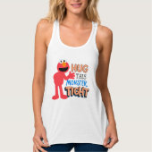 Elmo | Hug deze Monster Tight Tanktop (Voorkant)